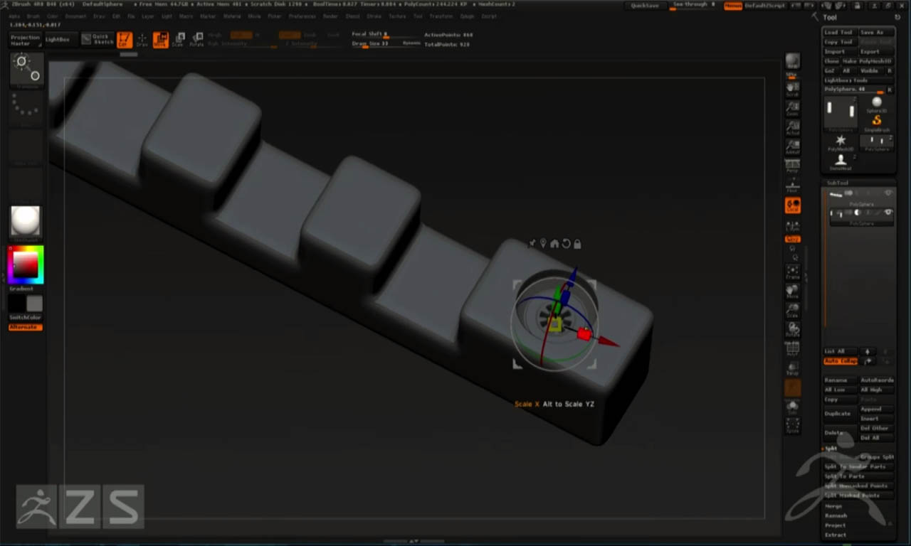 zbrush-4r8-move-boolean-operand-in-realtime