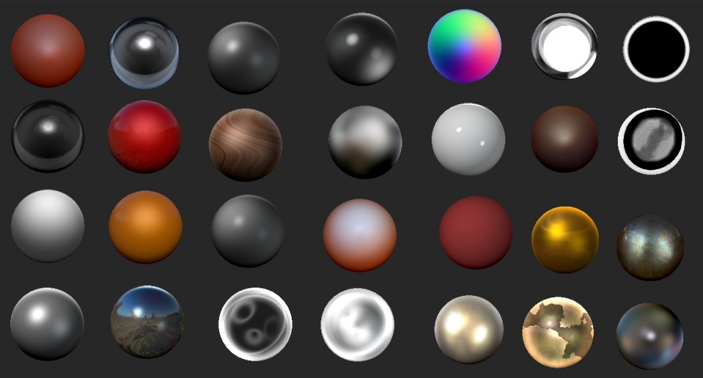 Materialien in ZBrush