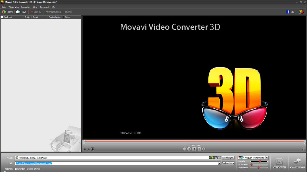 Movavi Video Converter 3D