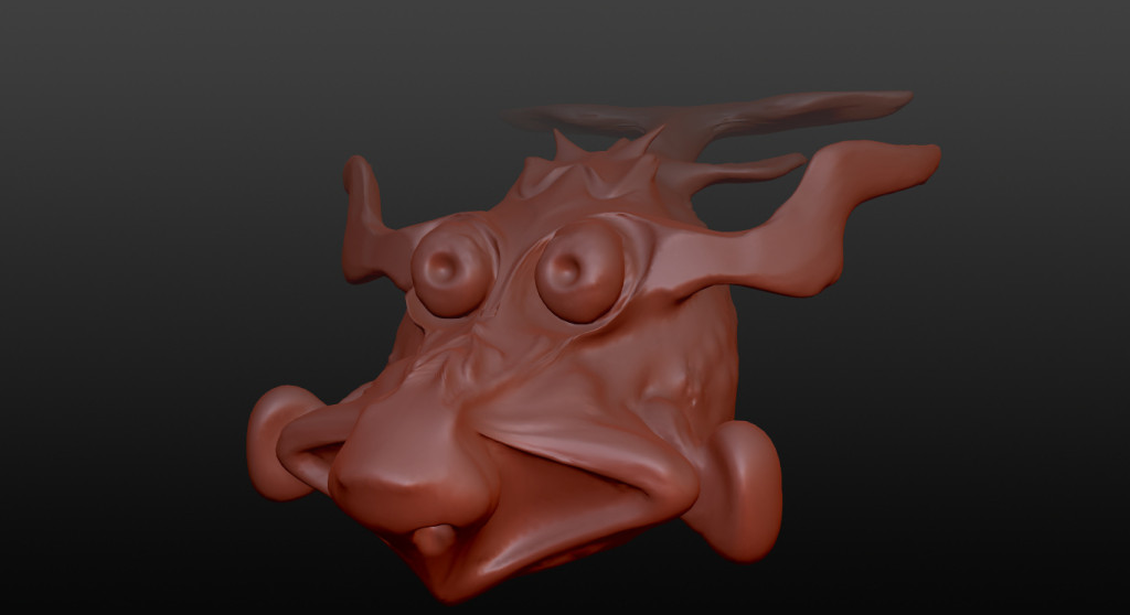 Nebel in Sculptris