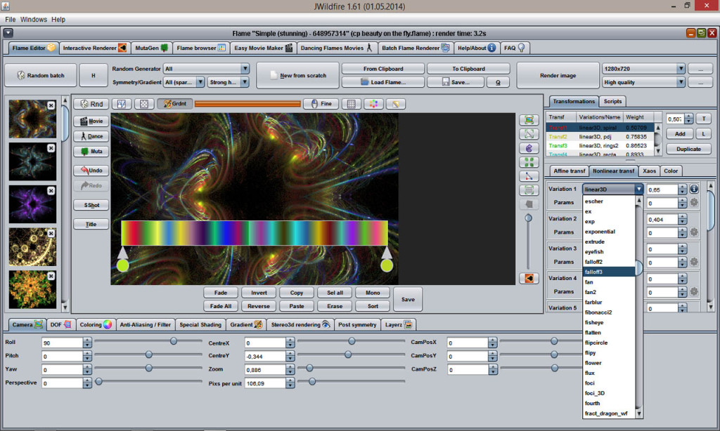 JWildfire 1.61-Screenshot