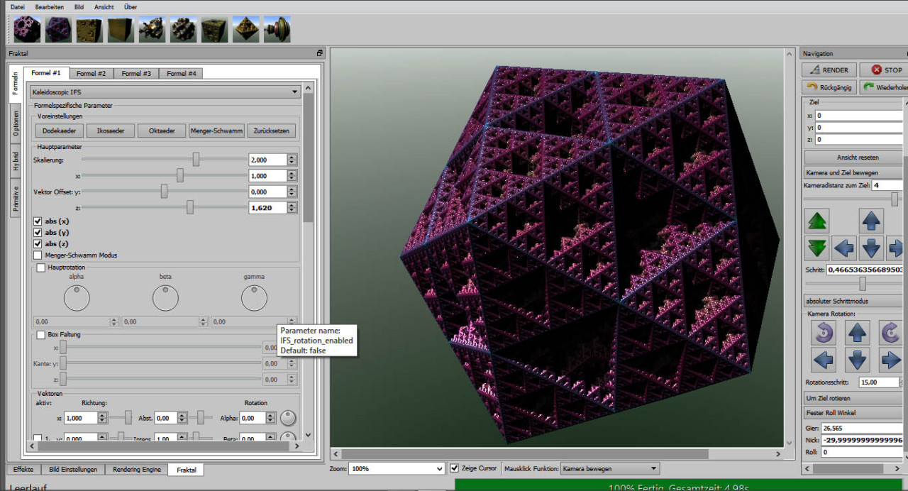 Mandelbulber V2 Screenshot 1