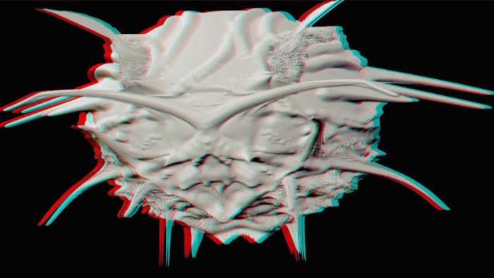 Red/Cyan Stereoscopic CGI ZBrush