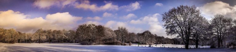 Hasenheide Winter Panorama 3