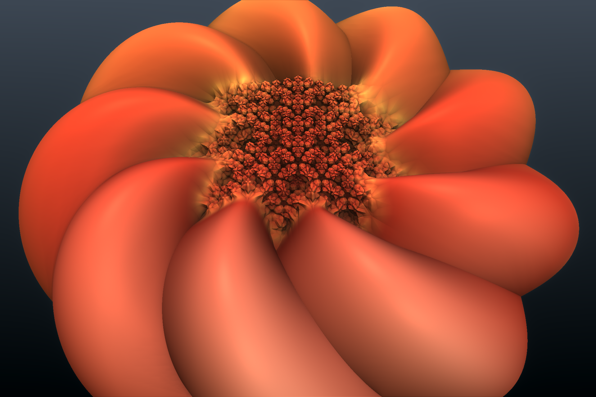 Mandelbulb 3D Fractal ifs flower