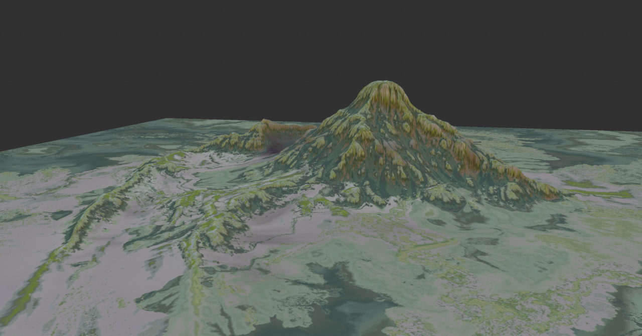 Quadspinner Gaea Landscape Pinted Look