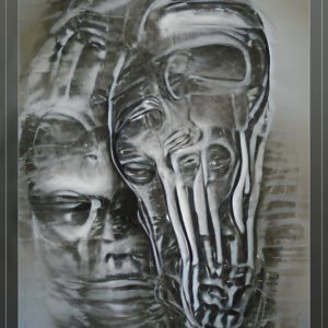 face and bonehand made with giger20