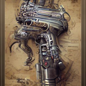 pistol made with giger15