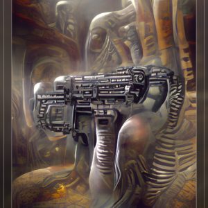 sc fi gun giger